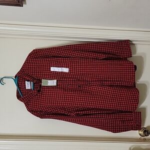 NWT XXL Mini Buffalo Checkered Long Sleeve button up shirt